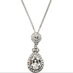 Crystal Teardrop Necklace